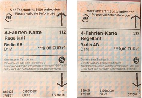 bvg family ticket|Four trip tickets